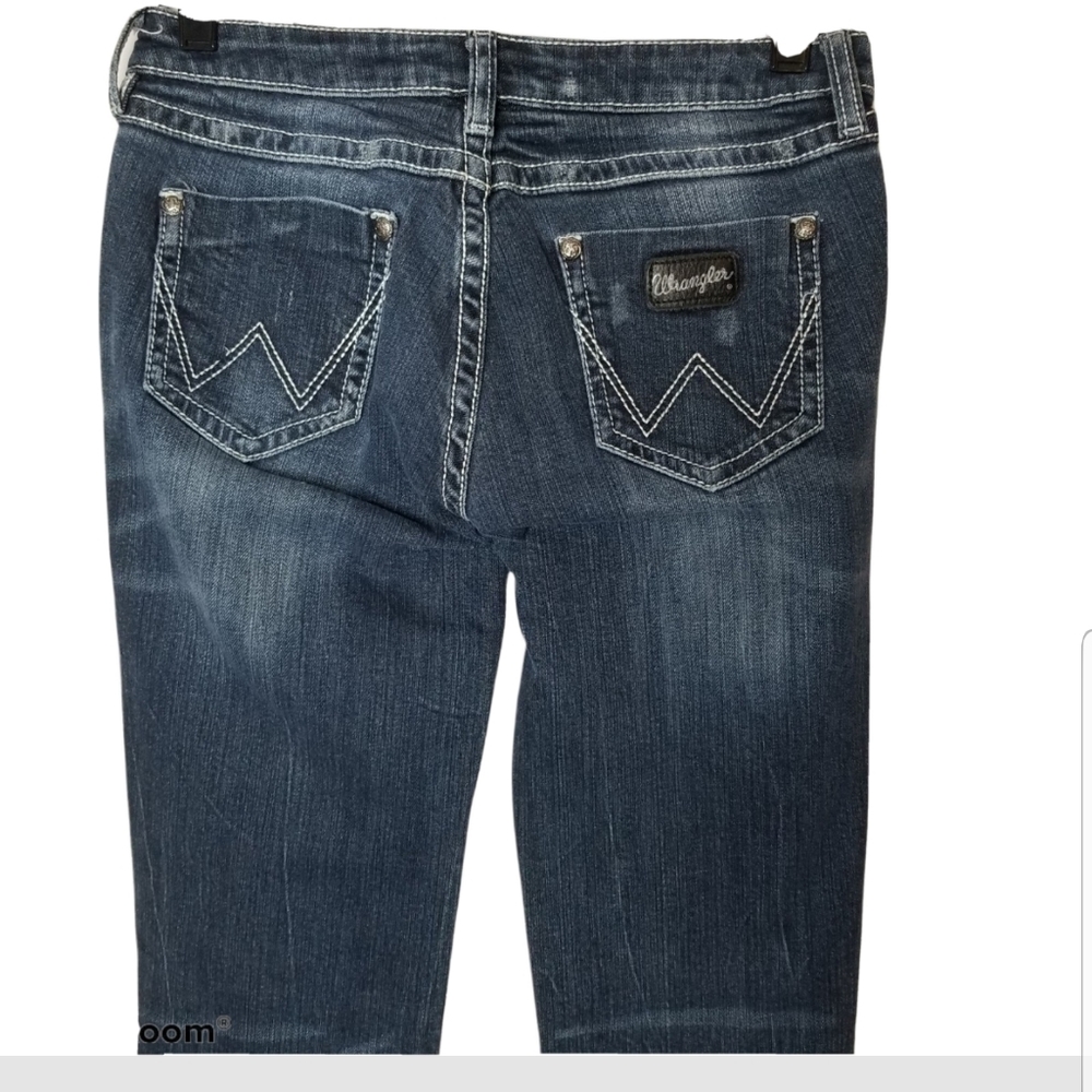 Wrangler Premium Patch Denim Jeans  0x33 Womens Mid Rise Jeans